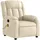 vidaXL Massagesessel 50 x 98 x 50 cm Creme mit Fernbedienung