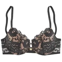 JETTE Push-up-BH Damen schwarz-caramel Gr.70A