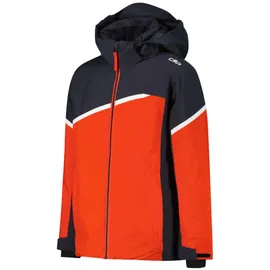 CMP KID Ski Jacket Snaps Hood tango (C783) 110