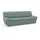 DOMO collection 3-Sitzer DOMO COLLECTION "SPLASH Breite 232 cm, moderne Sitz- und Rückensteppung, komfortabel", grün (mint), B:232cm H:76cm T:96cm, 100% Polyester, Sofas, flache Armlehnen zum Entspannen
