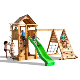 fungoo Spielturm Fortress Spider+ Teak