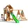 fungoo Spielturm Fortress Spider+ Teak