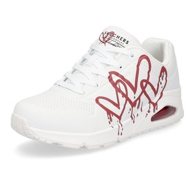 SKECHERS Uno - Dripping In Love white/red 37