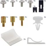 InLine Schraubenset, mit Jumper, Klebeklipp etc.