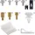InLine Schraubenset, mit Jumper, Klebeklipp etc.