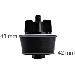 Gummi - Verschlussstopfen 42 - 48 mm