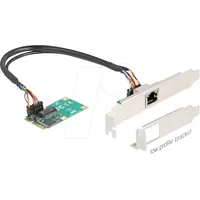 DeLock 95268 Schnittstellenkarte/Adapter Eingebaut RJ45