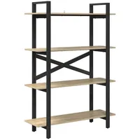 VidaXL Bücherregal 100 x 33,5 x 140 cm Braun