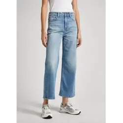Pepe Jeans für Damen. PL204598MI7 Jeans Weit geschnitten und Tio Alto blau (25/28), Lässig, Baumwolle, Denim