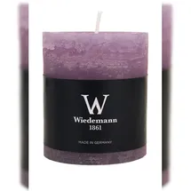 Wiedemann Kerzen Rustic Stumpenkerze 9 cm Mauve