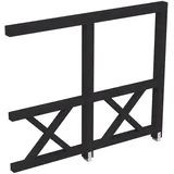 SKANHOLZ Carport-Seitenwand Andreaskreuz 2,55 x 2,10 m grau