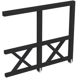 SKANHOLZ Carport-Seitenwand Andreaskreuz 2,55 x 2,10 m grau