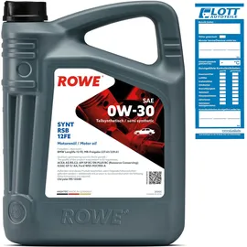 Rowe HIGHTEC SYNT RSB 12FE SAE 0W-30 (20305) 5L