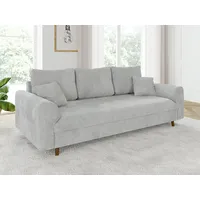 s-style möbel 3-Sitzer-Sofa, Sigurd Hellgrau, Chenille