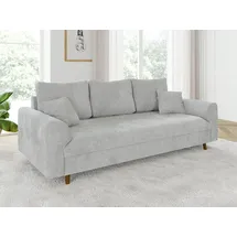 s-style möbel 3-Sitzer-Sofa, Sigurd Hellgrau, Chenille