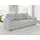 s-style möbel 3-Sitzer-Sofa, Sigurd Hellgrau, Chenille
