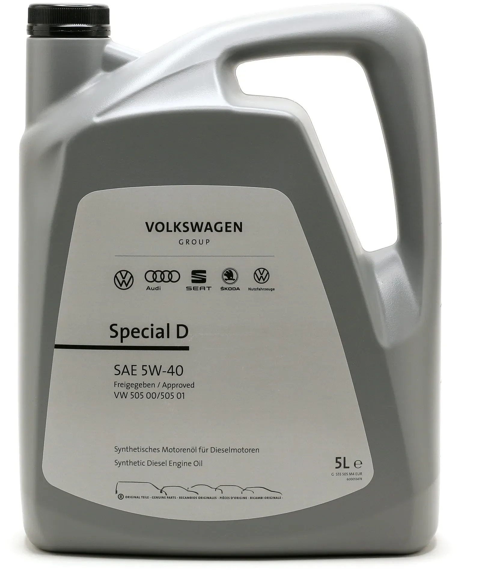 5W-40 Original VW Special D GS55505M4EUR 5 Liter