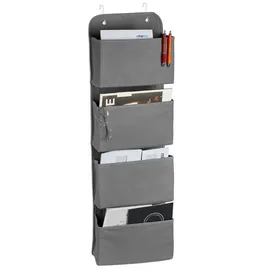 Relaxdays Hängeorganizer 3 x 4 Fächer grau
