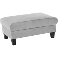 Cotta Stauraumhocker "Morven", grau (light grau), B:100cm H:45cm T:65cm, Microfaser PRIMABELLE (100% Polyester);Flachgewebe (100% Polyester);Samtstruktur (100% Polyester), Hocker, Hocker mit Stauraum Polsterhocker, mit Stauraum