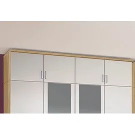 Rauch Schrankaufsatz RAUCH "Bremen", weiß (struktureichefarben hell, weiß), B:181cm H:39cm T:54cm, Holzwerkstoff, Möbelaufsätze, Schrankaufsatz