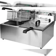 Yato Gastro Fritteuse 2x11,5L 2x5000W 490x595x360mm 380-400V