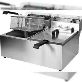 Yato Gastro Fritteuse 2x11,5L 2x5000W 490x595x360mm 380-400V