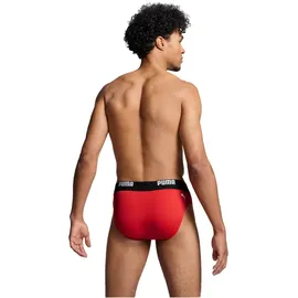 Puma Badehose PUMA SWIM MEN LOGO SWIM BRIEF Rot M