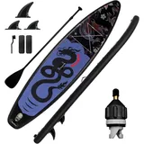 LuxusKollektion Aufblasbares Stand Up Paddle Board SUP Paddel