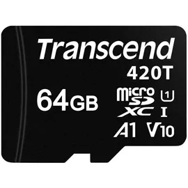 Transcend TS64GUSD420T microSD-Karte Industrial 64 GB Class 10 UHS-I