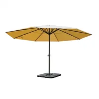 Mendler Meran Pro Ø 500 cm creme ohne Volant