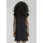 URBAN CLASSICS Shirtkleid Schwarz M