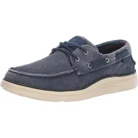 SKECHERS Herren Status 2.0 Lorano Mokassin, Navy Canvas, 42 EU