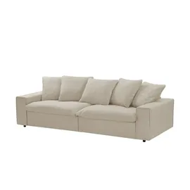 Sofa.de Big Sofa Stoff 3-Sitzer Grau