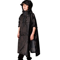 RAIN KISS BACK TO BLACK KIDS Regenponcho - 120-160cm