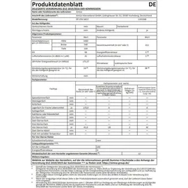Amica DT 374 160 E Kühl-Gefrierkombination (211 l, 1440 mm hoch, Edelstahl))