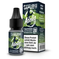 Adelig 10ml 20mg NicSalt Liquid by Samurai Vaping