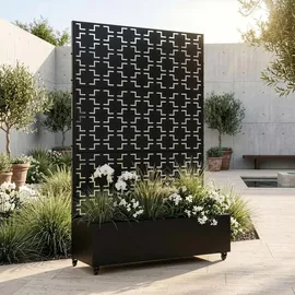 casa.pro Aaskis 190 x 120 x 38 cm Schwarz