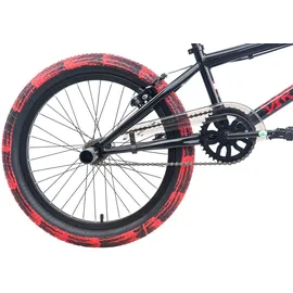 chilliz XB.02 schwarz-rot Kinder, Erwachsene V-Brake 360° Rotor - Schwarz