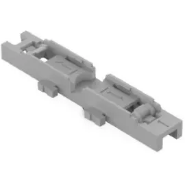 WAGO 221-2531 Befestigungsadapter,1-fach,für Durchgangsverbinder mit Hebel,grau 2212531 - 5 Stück