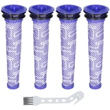 McFilter | 4x Vormotorfilter geeignet für Dyson DC58, DC59, DC61, DC62, V6 und V8, Filter Vormotor Alternative für Motorfilter 965661-01, waschbar, wiederverwendbar