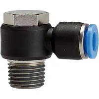 Riegler L-Steckverschraubung »Blaue Serie« drehbar, R3/8 a., max.15, Ã