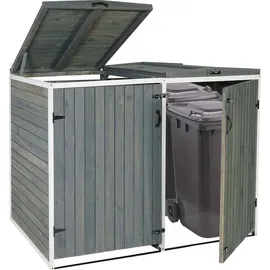 MCW Mülltonnenverkleidung H74 126 x 158 x 98 cm grau