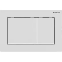 Geberit Omega30 Betätigungsplatte weiß matt lackiert/weiß