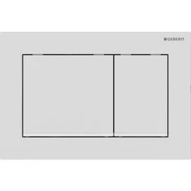 Geberit Omega30 Betätigungsplatte weiß matt lackiert/weiß