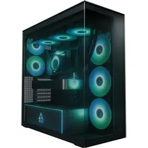 Arctic PC-Gehäuse ACPCC00015A Black Tinted, (ACPCC00015A)