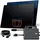 sunniva Balkonkraftwerk Full Black Bifazial 800 W inkl. 2 x 500 W N-Typ Glas-Glas Bifacial Module