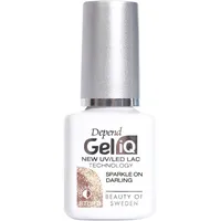 Depend Gel iQ Sparkle On Darling Überlack beige/gold 5 ml