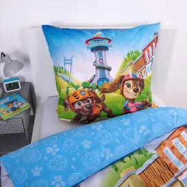 Paw Patrol Renforcé Mehrfarbig 135 x 200 cm + 2 x 80 x 80 cm
