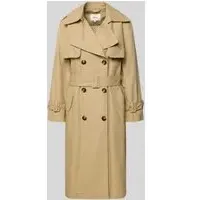 s.Oliver Trenchcoat aus Baumwoll-Lyocell-Mix Beige 36