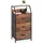 Relaxdays Standregal 45 x 30 x 92 cm Braun/Schwarz